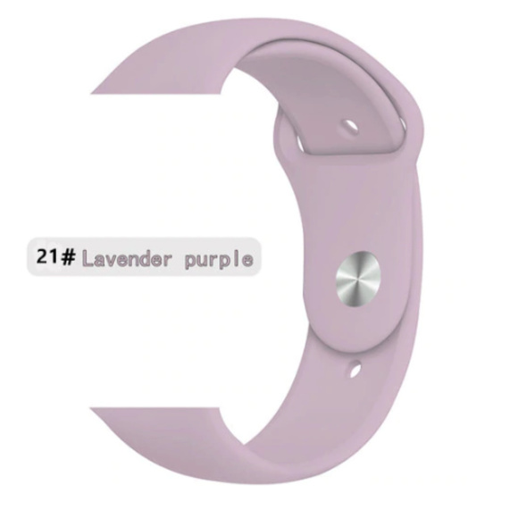 NEW[BAND] Lavender Sport Silicone For Apple Watch - Picture 1 of 3